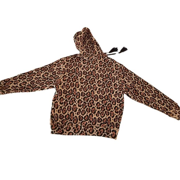 Emporio Armani Men's Cotton Blend Leopard Pullover Hoodie sweater, Size Small - Picture 4 of 16